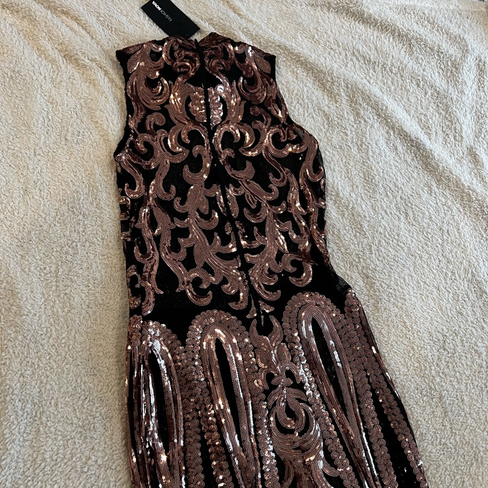 Fashion nova attention sequin dress size Medium
